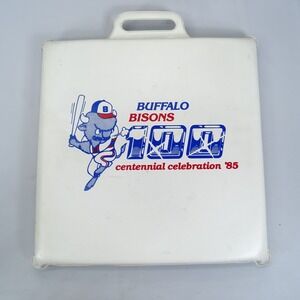 Vintage 1985‎ Buffalo NY Bisons Minor Baseball Seat Cushion Stadium Budweiser